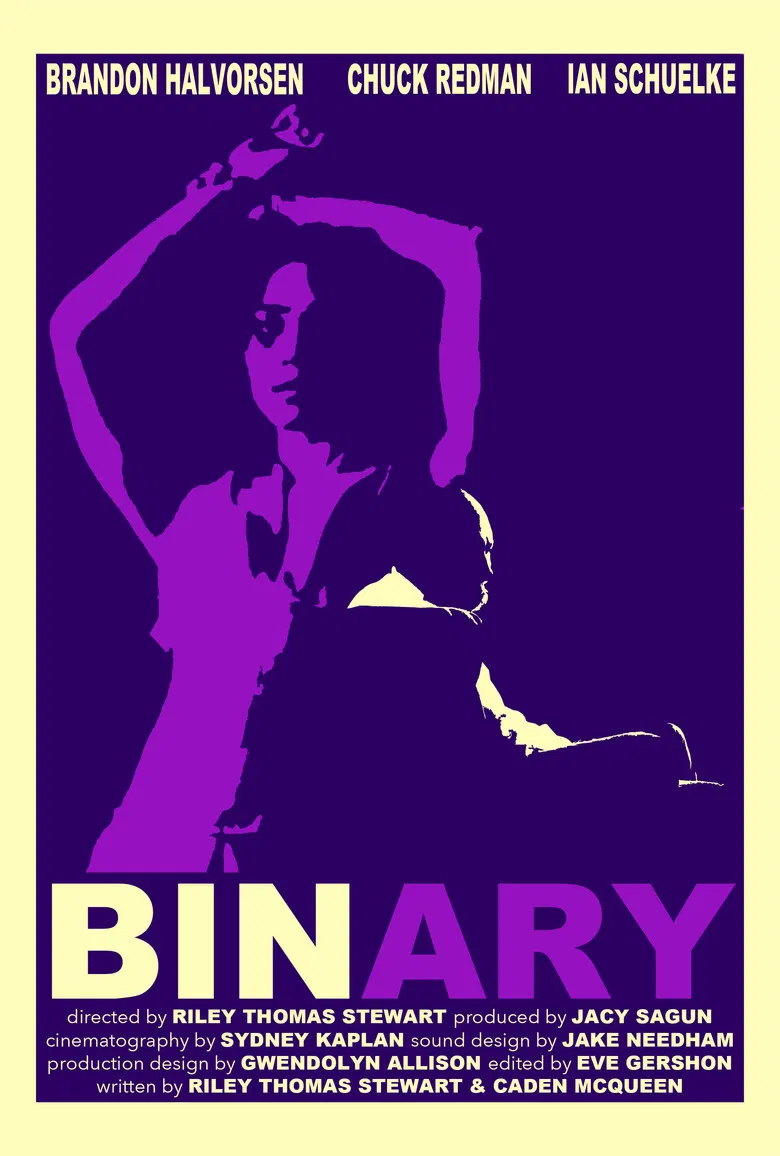 Binary poster background