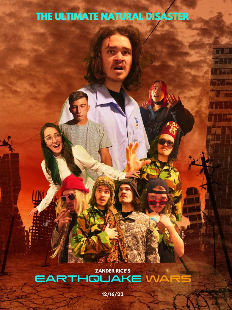 Earthquake Wars poster background