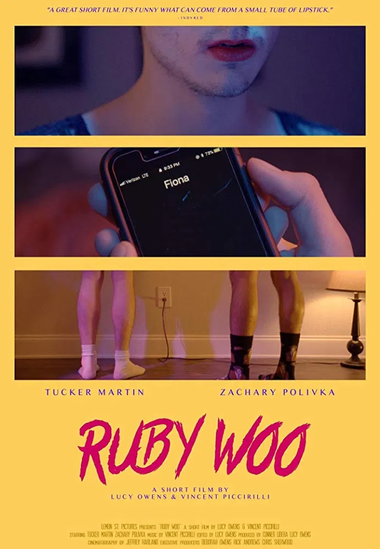 Ruby Woo poster background