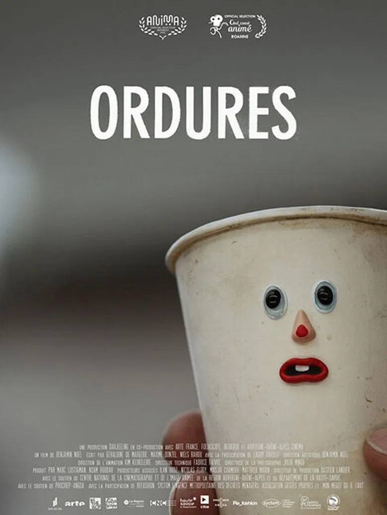 Ordures poster background