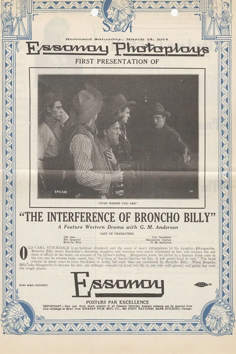 The Inference of Broncho Billy poster background
