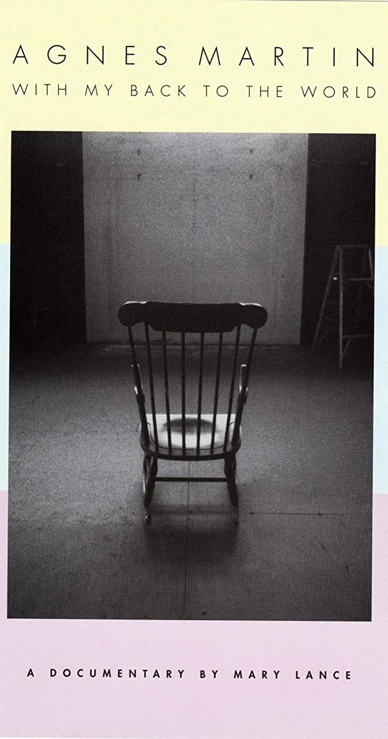 Agnes Martin: With My Back to the World poster background