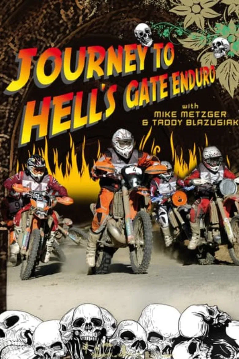 Journey to Hell's Gate Enduro poster background