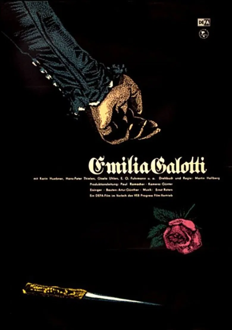 Emilia Galotti poster background
