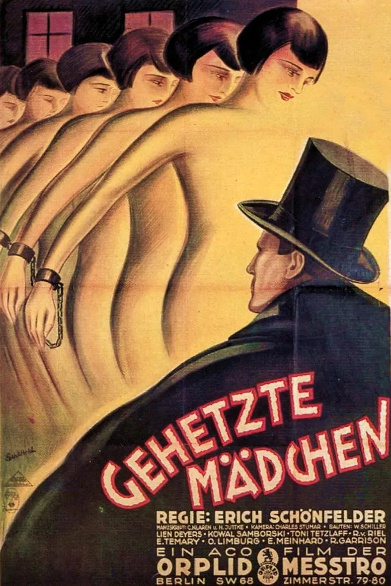 Gehetzte Mädchen poster background