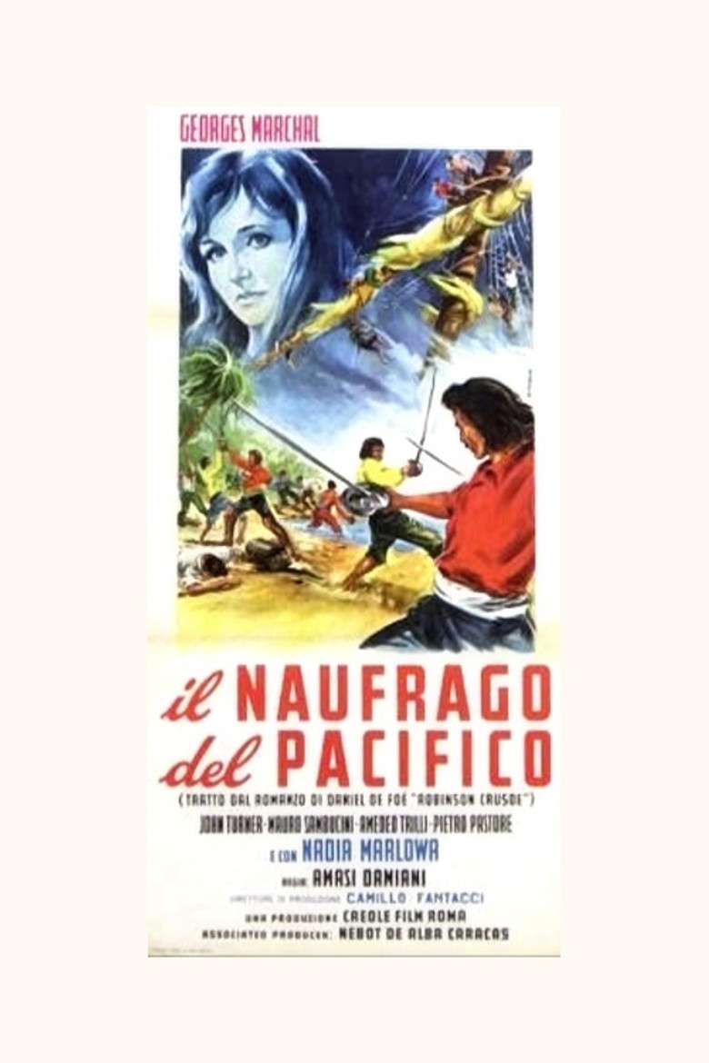 Il naufrago del Pacifico poster background
