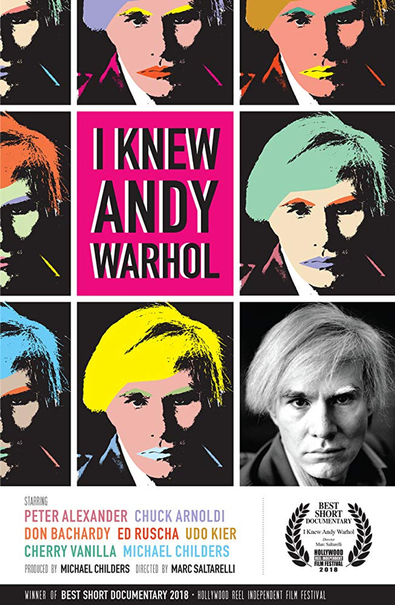 I Knew Andy Warhol poster background