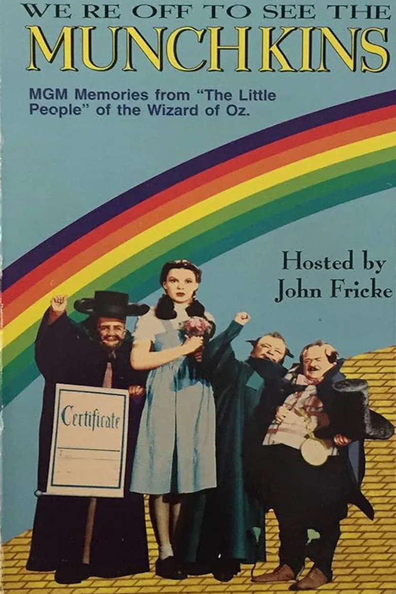 We're Off to See the Munchkins poster background