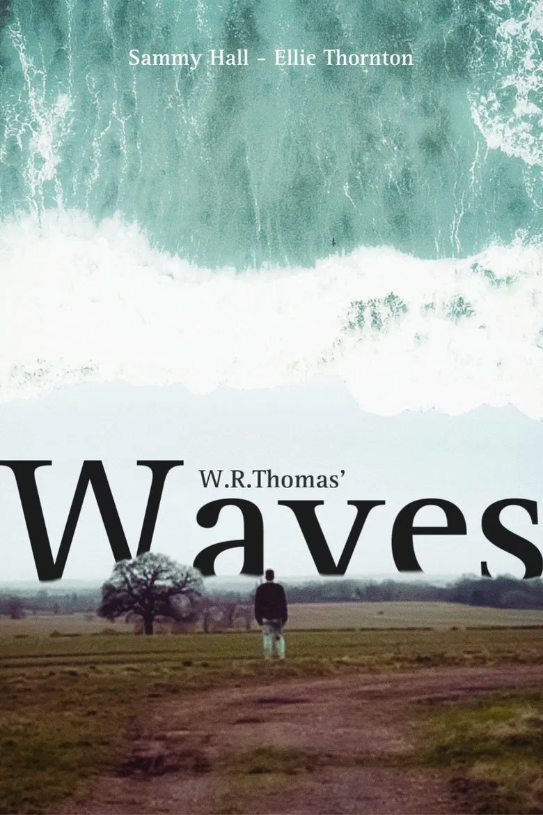 Waves poster background