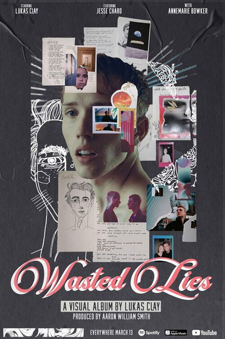 Wasted Lies poster background