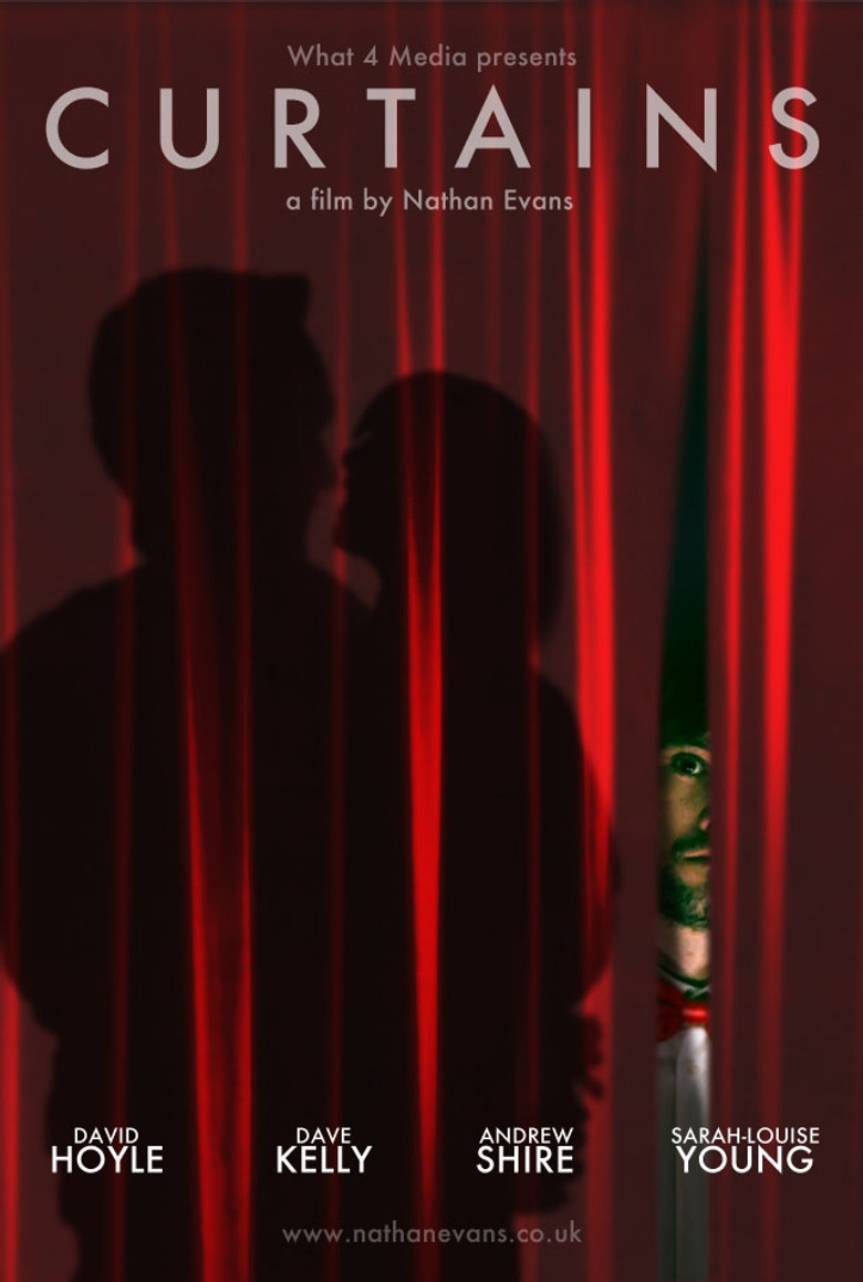 Curtains poster background
