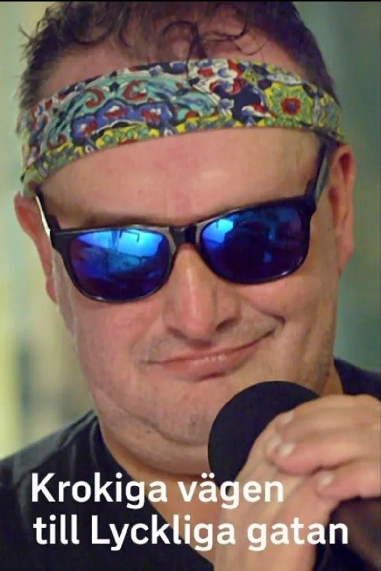 Krokiga vägen till Lyckliga gatan poster background