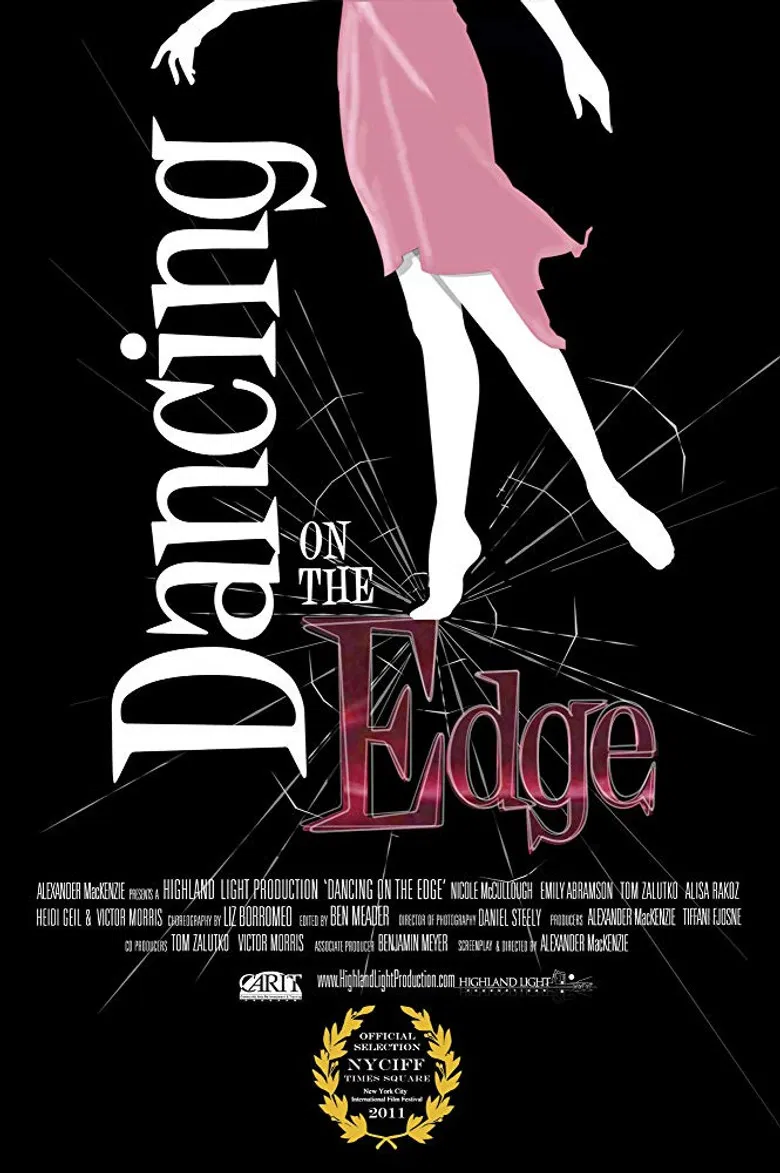 Dancing on the Edge poster background