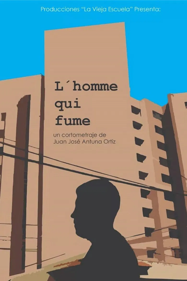 L'homme qui fume poster background