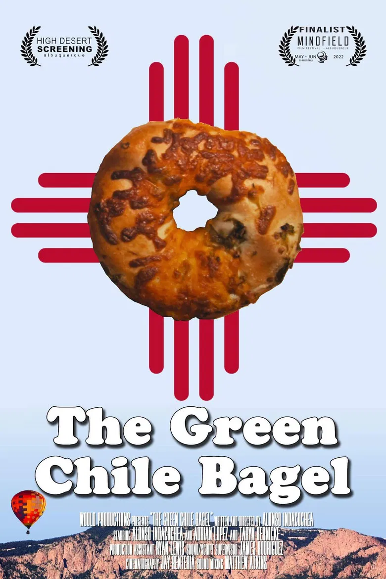 The Green Chile Bagel poster background