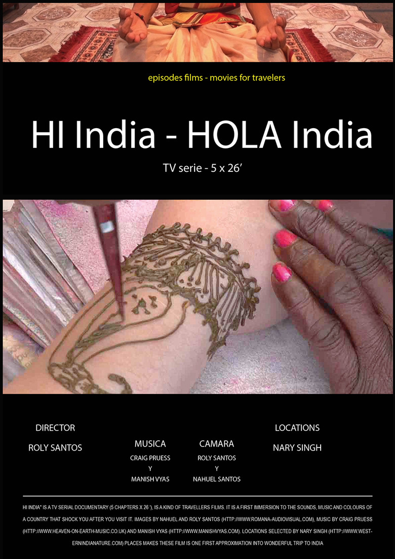 Hi India poster background