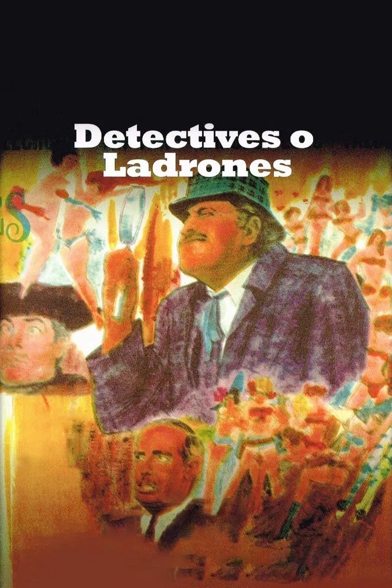 Detectives o ladrones..? poster background