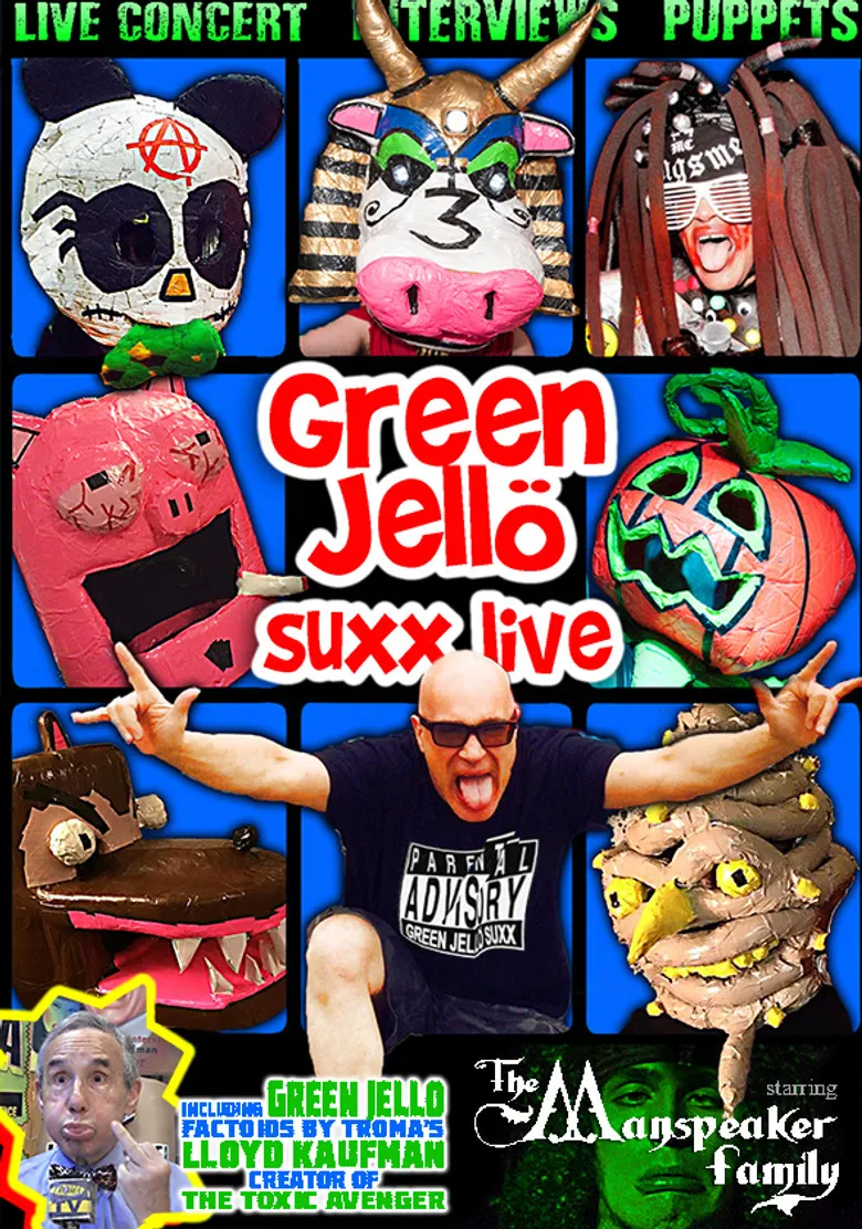 Green Jello Suxx Live poster background