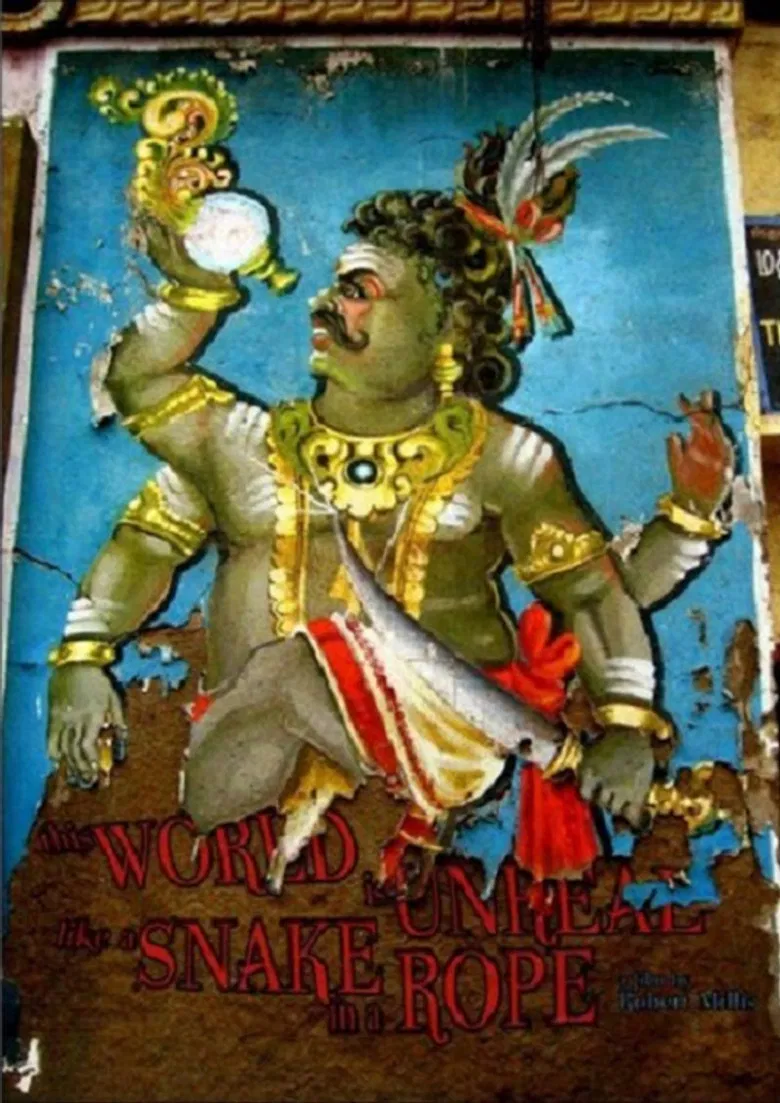 This World Is Unreal Like a Snake in a Rope poster background