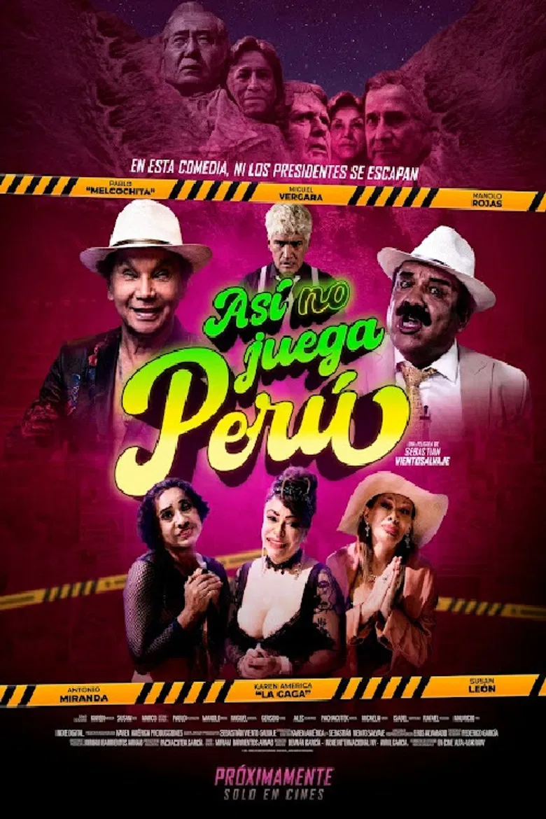 Así no juega Perú poster background