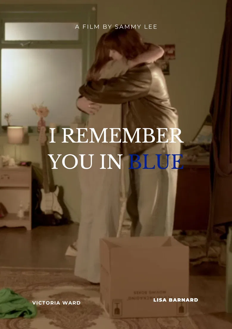 I remember you in blue poster background