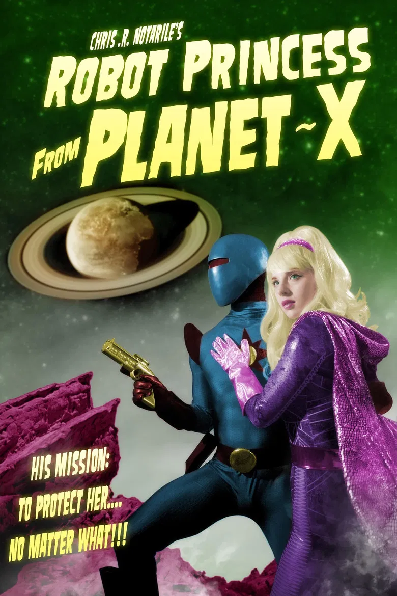 Robot Princess from Planet-X poster background