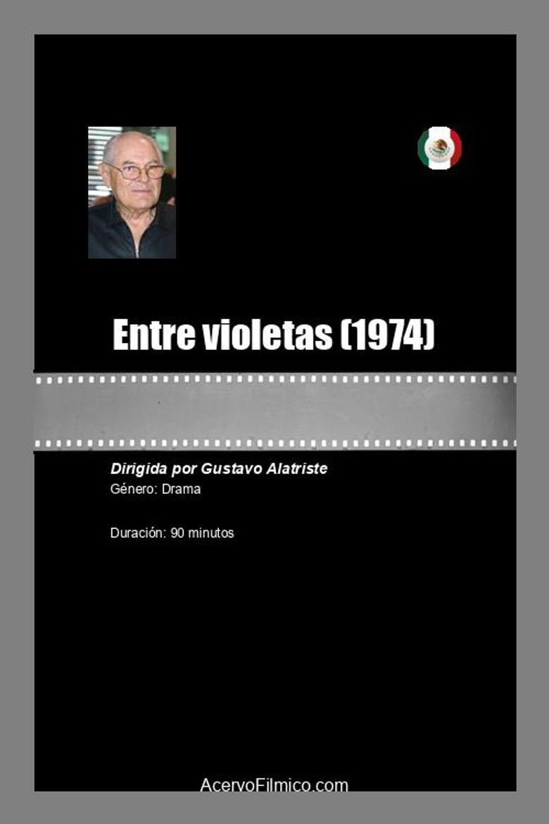 Entre violetas poster background