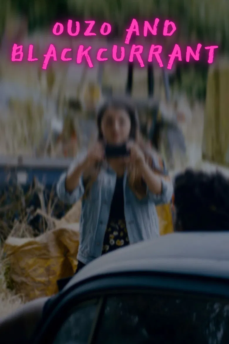 Ouzo and Blackcurrant poster background