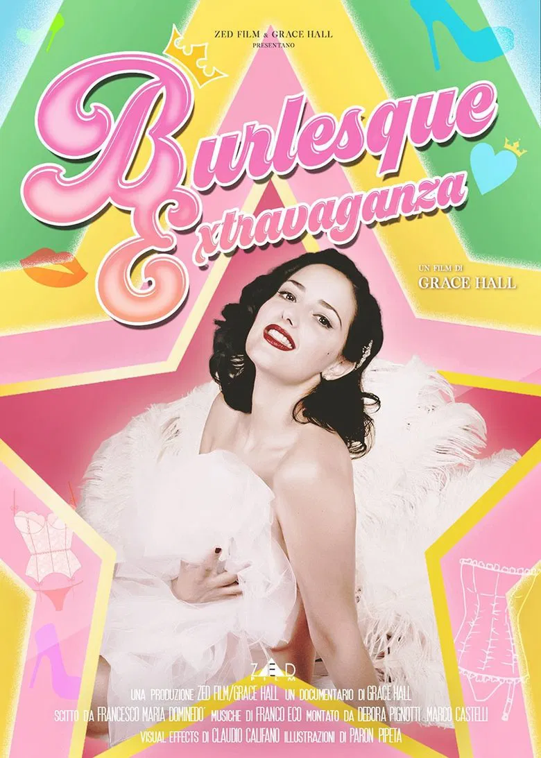 Burlesque Extravaganza poster background
