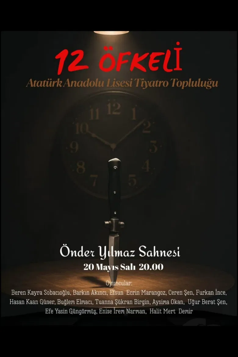 12 Kızgın poster background