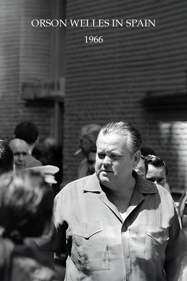 Orson Welles in Spain poster background