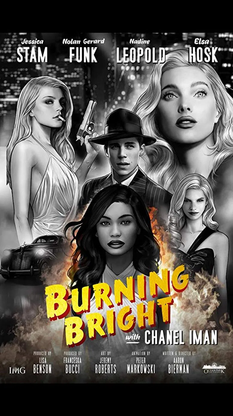 Burning Bright poster background