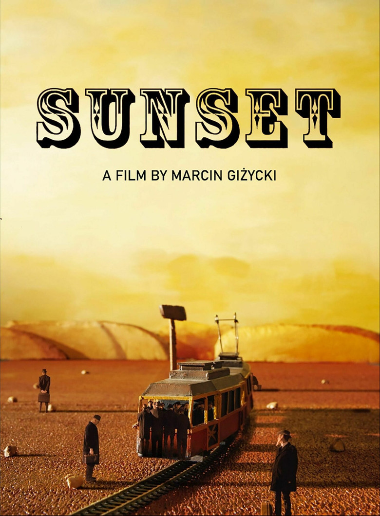 Sunset poster background
