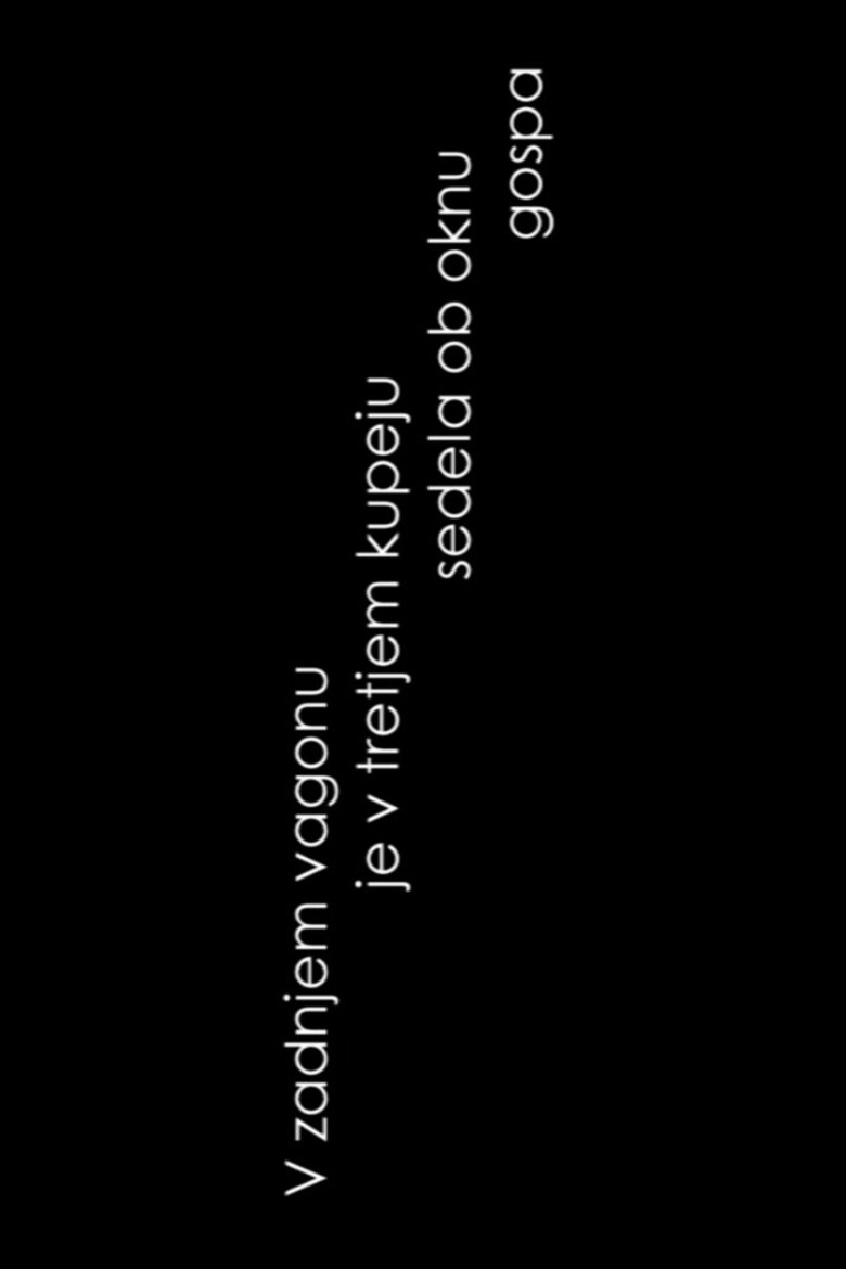 In the Last Wagon, in the Third Coupe, a Lady Sitting at the Window poster background