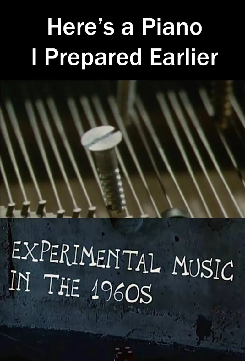 Here's a Piano I Prepared Earlier poster background