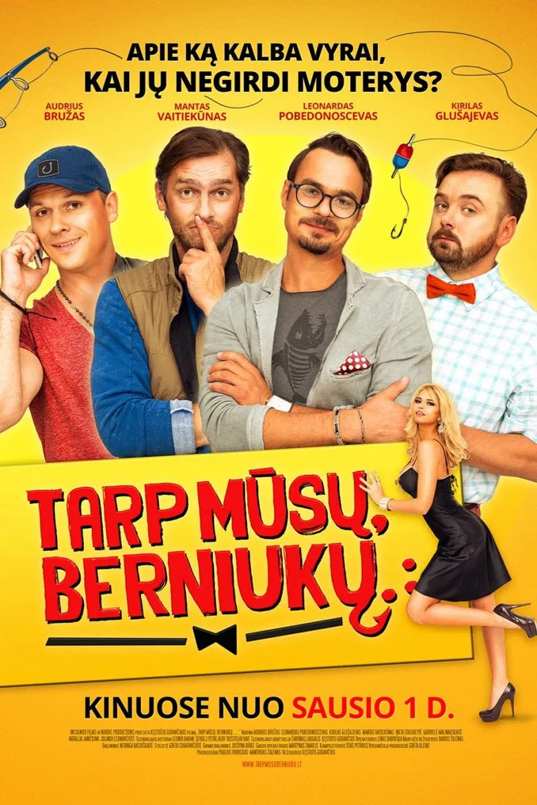 Tarp mūsų, berniukų... poster background