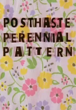 Posthaste Perennial Pattern poster background