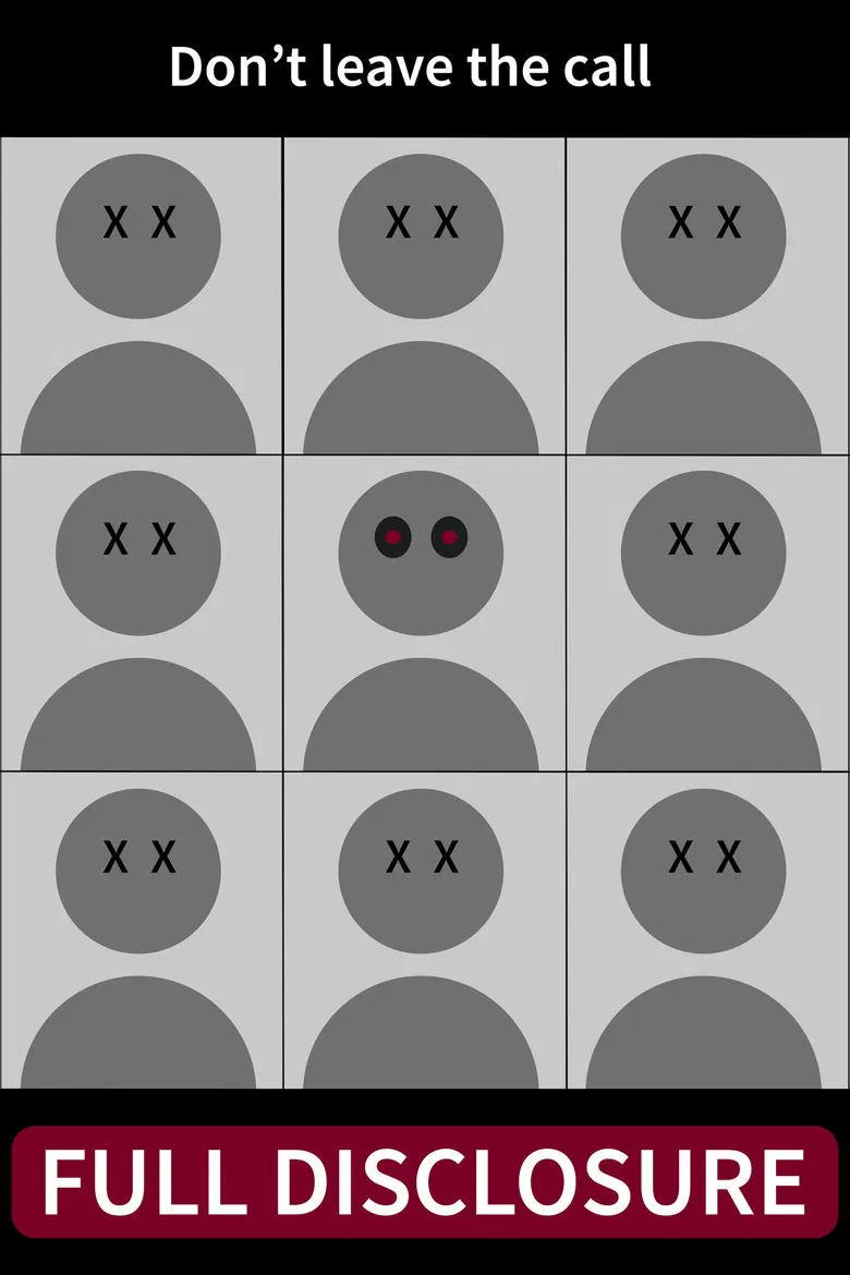 Full Disclosure poster background