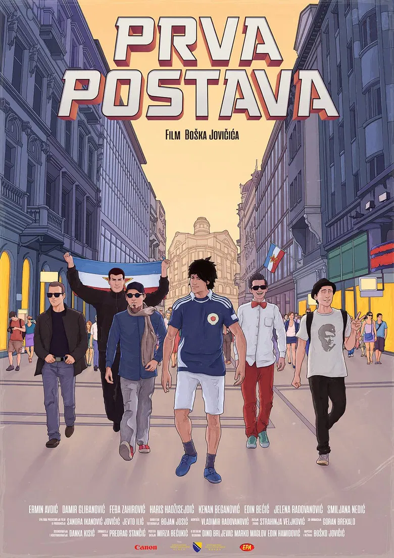 First Lineup poster background