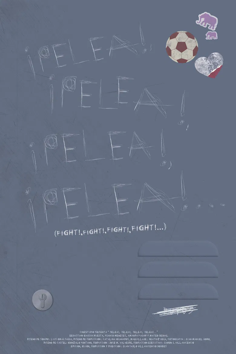 Fight!, Fight!, Fight!, Fight!... poster background