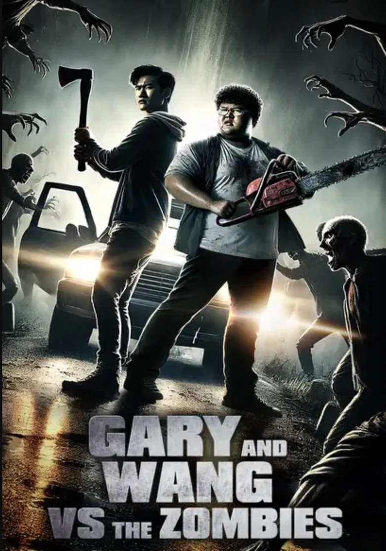 Gary and Wang vs. the Zombies poster background