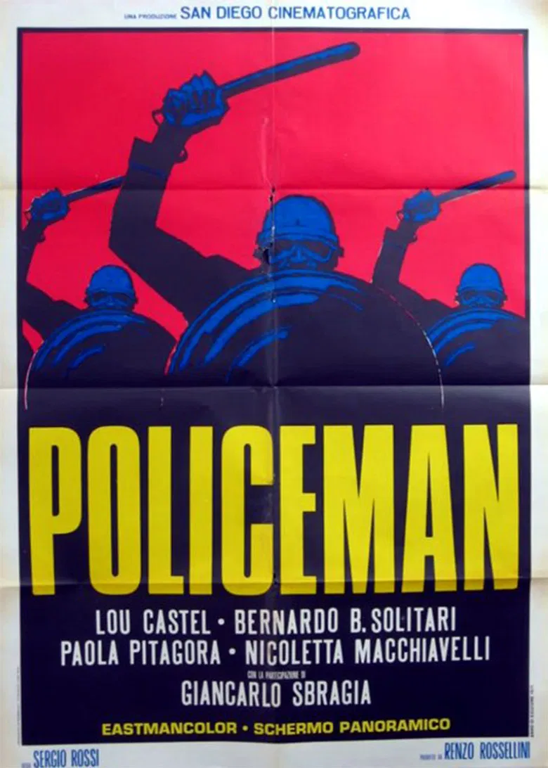 Policeman poster background