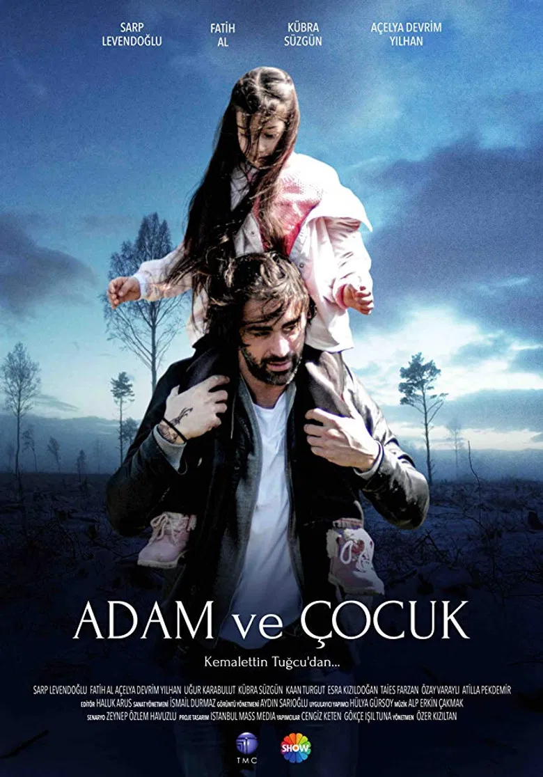 Adam ve Çocuk poster background