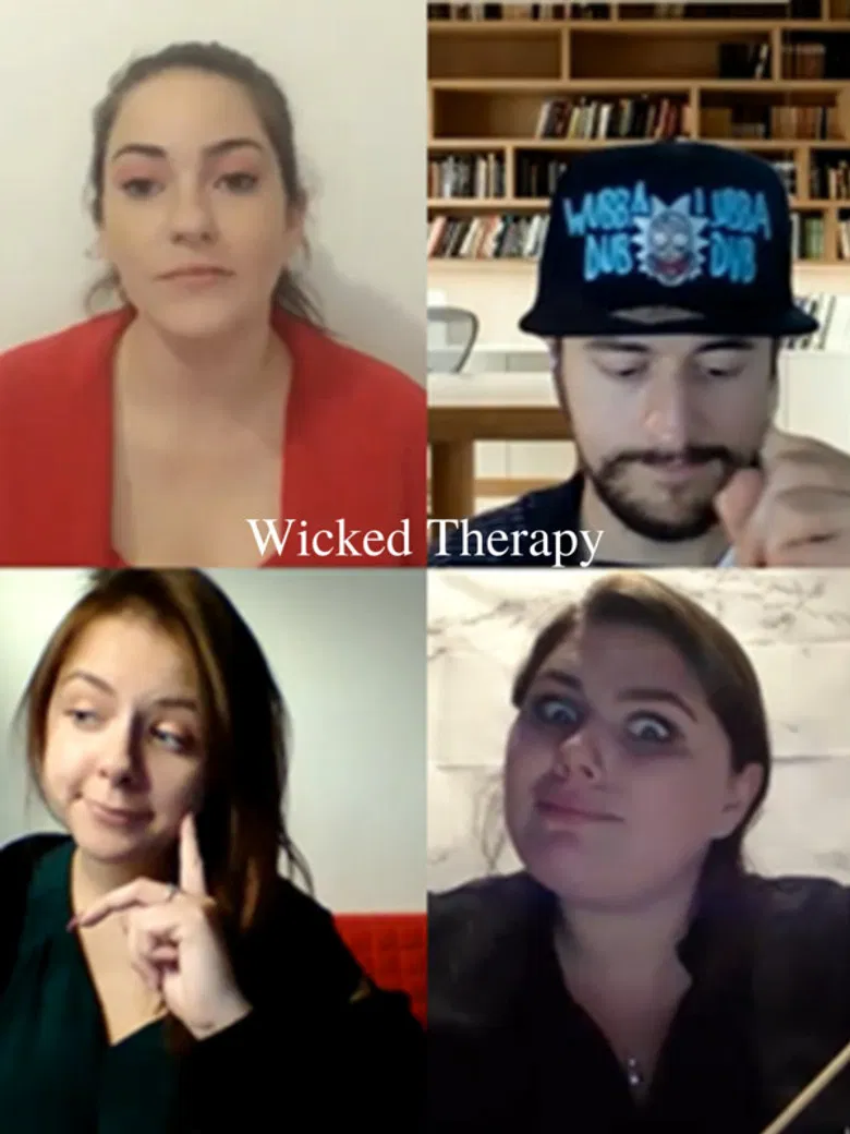 Wicked Therapy poster background