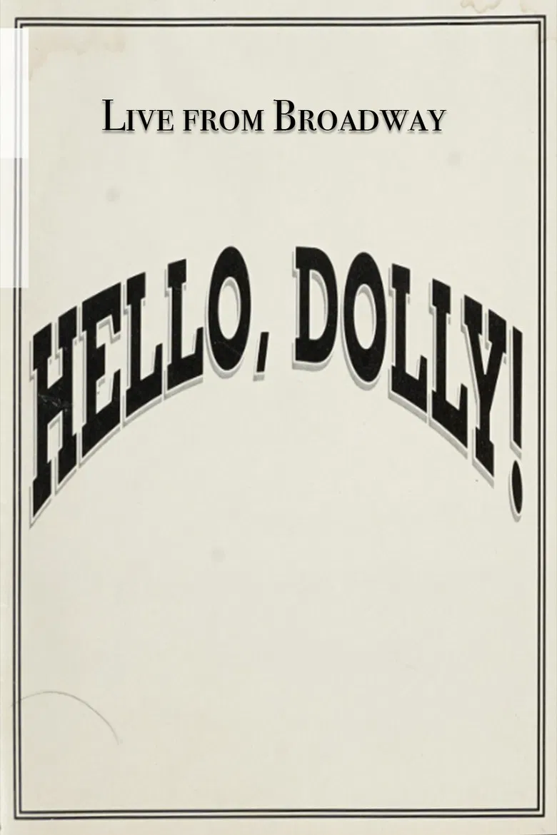 Live from Broadway: Hello, Dolly! poster background