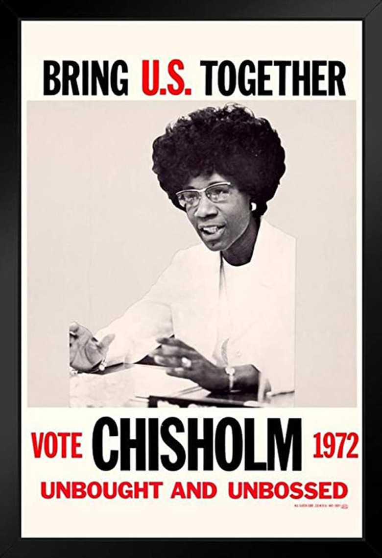 Shirley Chisholm for President poster background