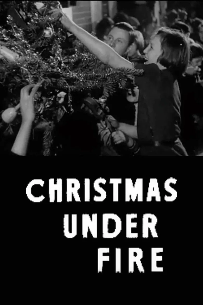 Christmas Under Fire poster background