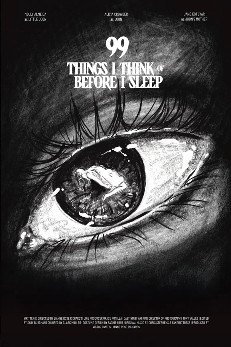 99 Things I Think of Before I Sleep poster background