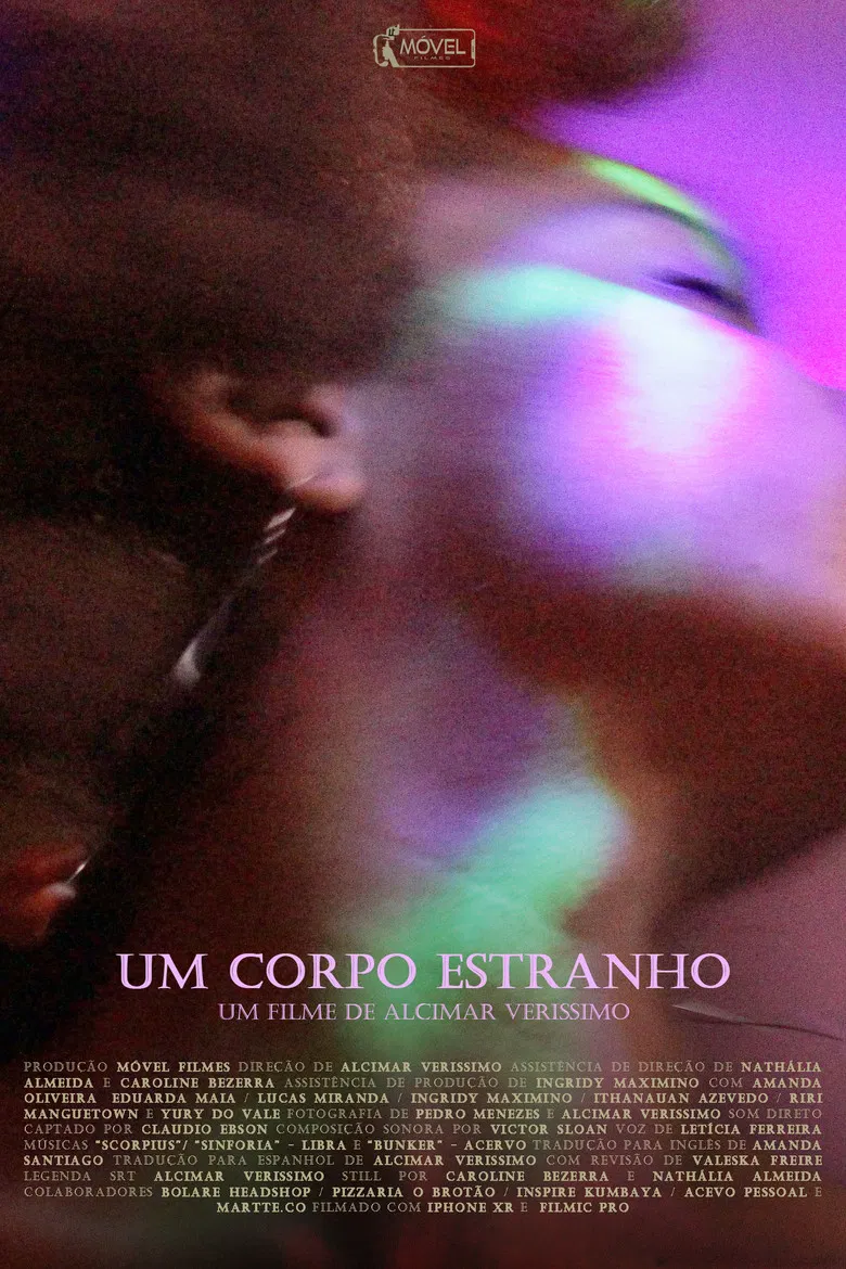 A foreign body poster background