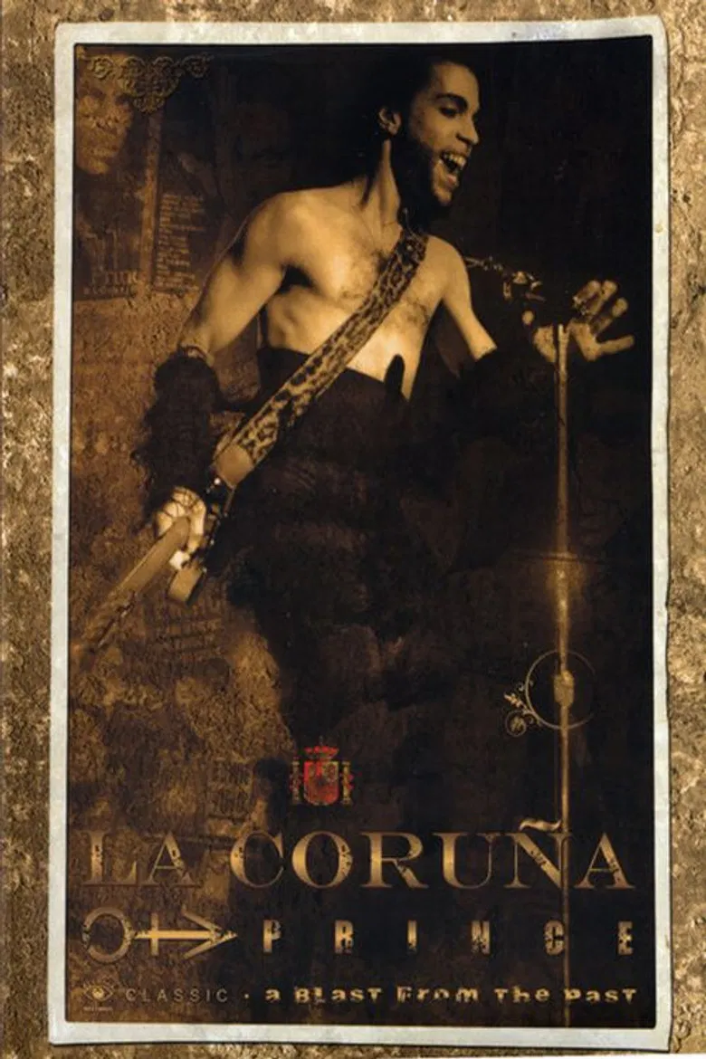 Prince - Live in La Coruna 1990 poster background